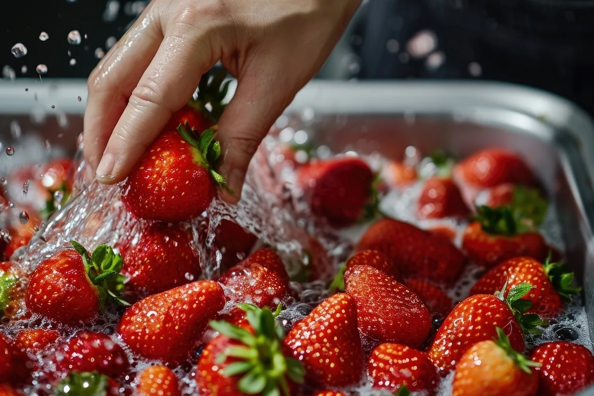 Eet dit soort aardbeien nooit. Gooi ze meteen in de prullenbak als je ze ziet
