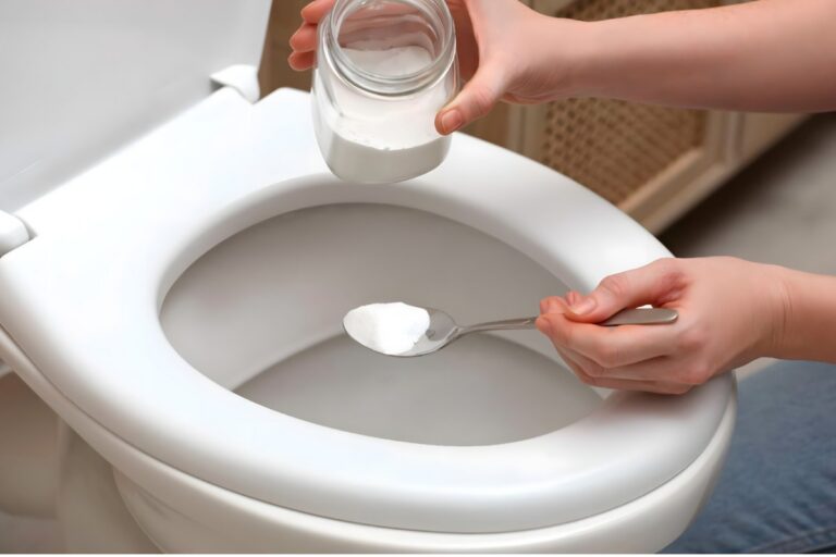 zout in het toilet