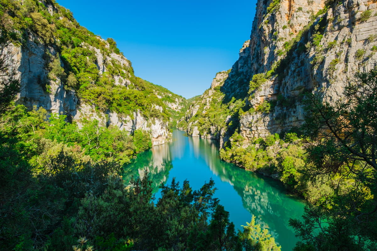 de Gorges du Verdon in Frankrijk