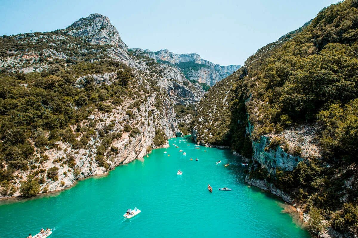 de Gorges du Verdon in Frankrijk